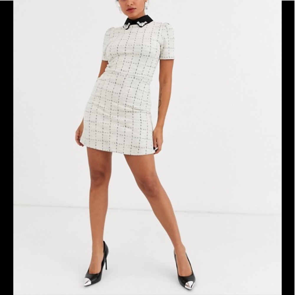 Petite Grid Dress